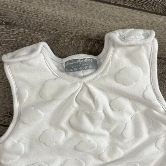 Rock a Bye Baby white sleeper baby sack size 6-18months - Picture 3 of 6